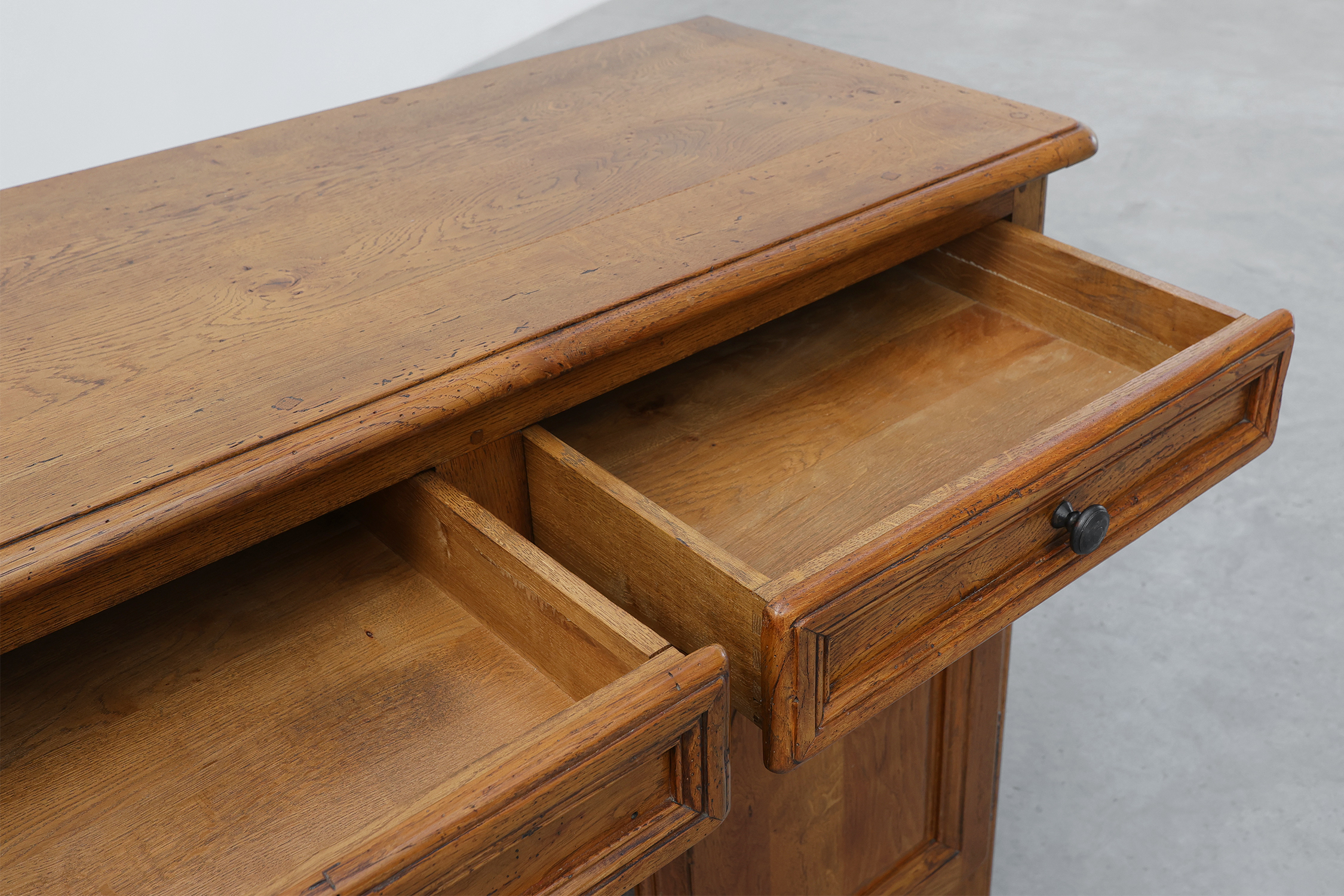 Monumental Oak Sideboard by De Tonge, France, Mid-20th Centurythumbnail